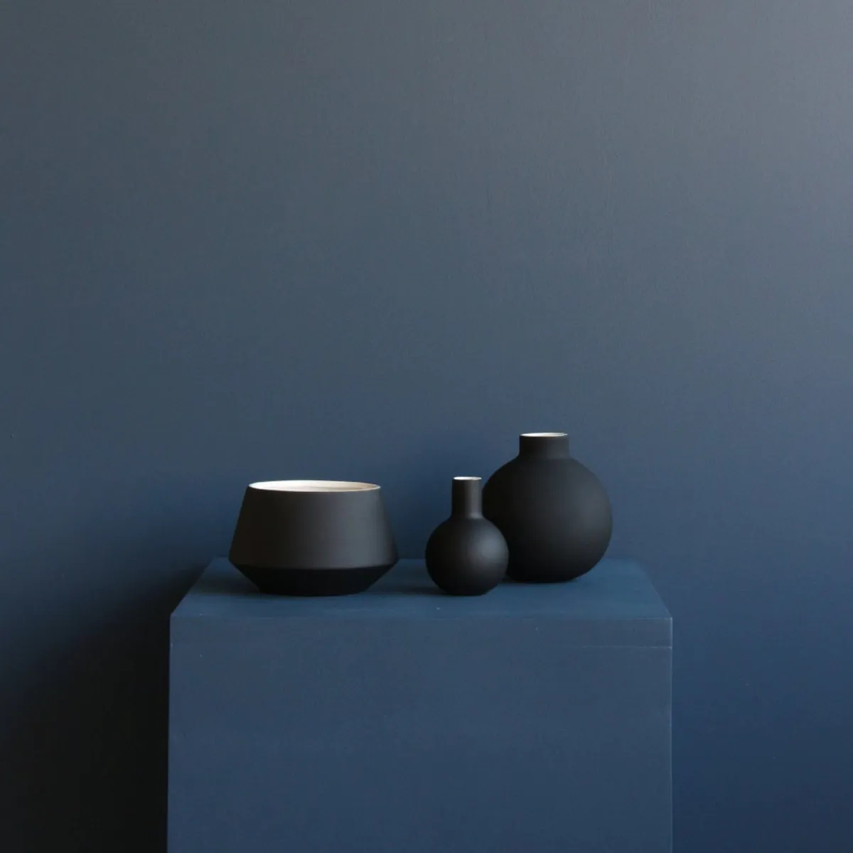 Collar Vase 12 cm - Svart