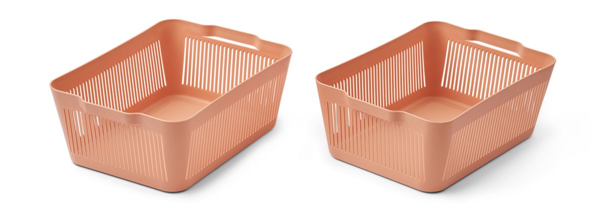 Makeeva Oppbevaringskurver, 2pk. Rosa